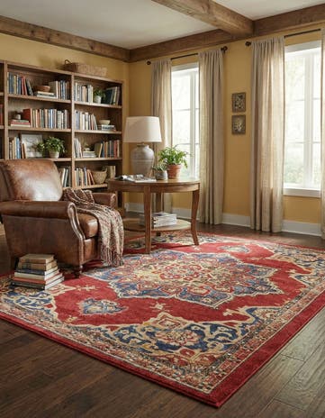 Burgundy Arcadia Rug