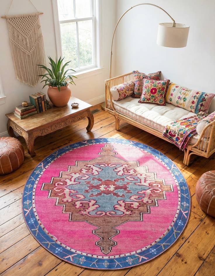 Detail image of 7' 10 x 7' 10 Timeless Round Rug