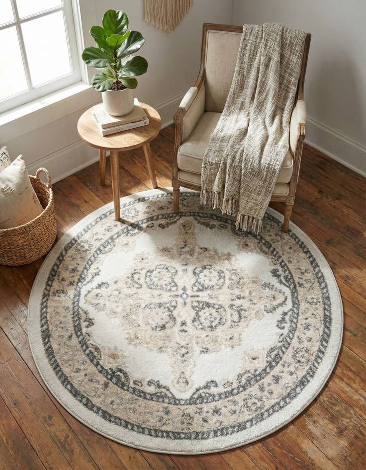 Detail image of 5' x 5' Parker Round Rug