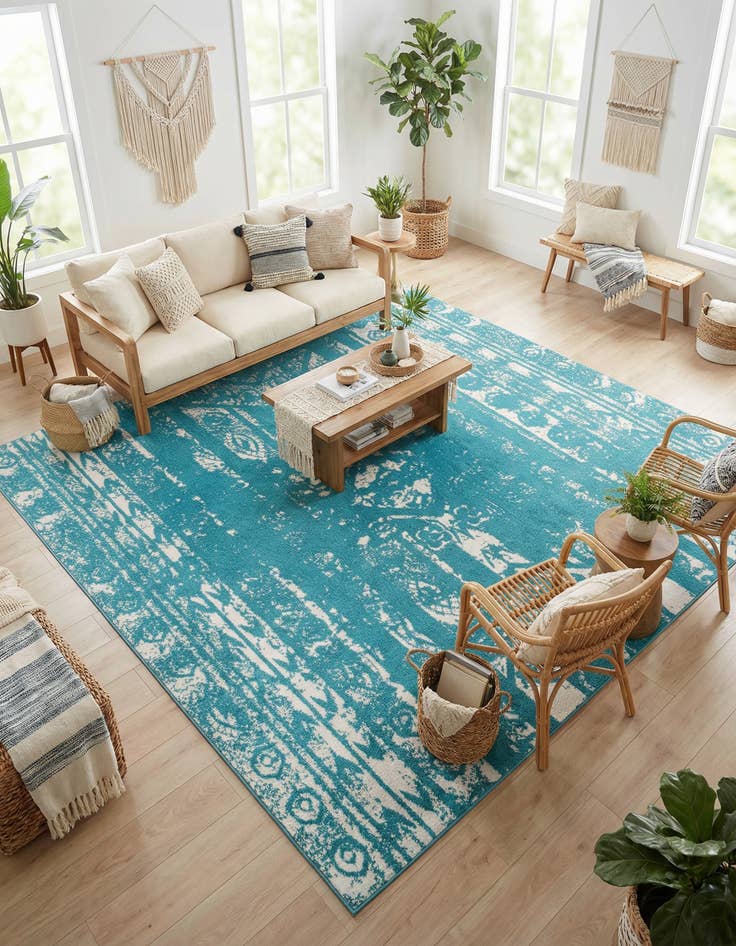 Detail image of 10' x 10' Lennon Square Rug