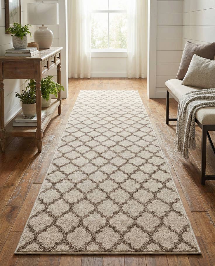 Detail image of 2' 7 x 10' Lattice Runner Rug