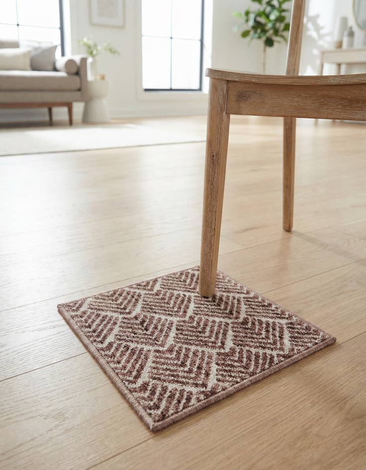 Detail image of 1' 4 x 1' 4 Eco Trellis Sample Rug