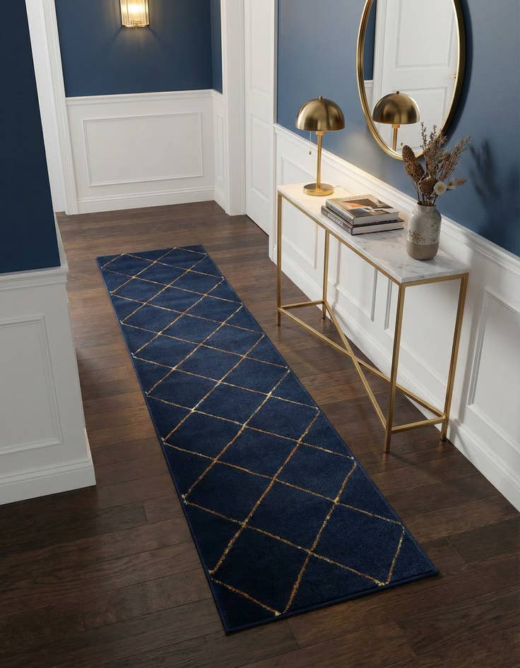 Detail image of 2' x 8' Vogue Geo Runner Rug