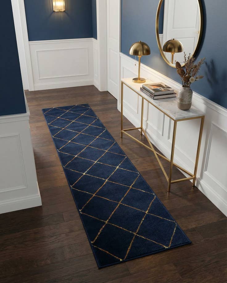 Detail image of 2' x 8' Vogue Geo Runner Rug