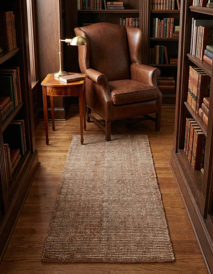 Detail image of 2' x 4' 1 Hand Woven Jill Zarin English Manor Wool Runner Rug