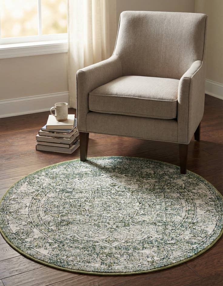 Detail image of 3' 3 x 3' 3 Isabella Round Rug