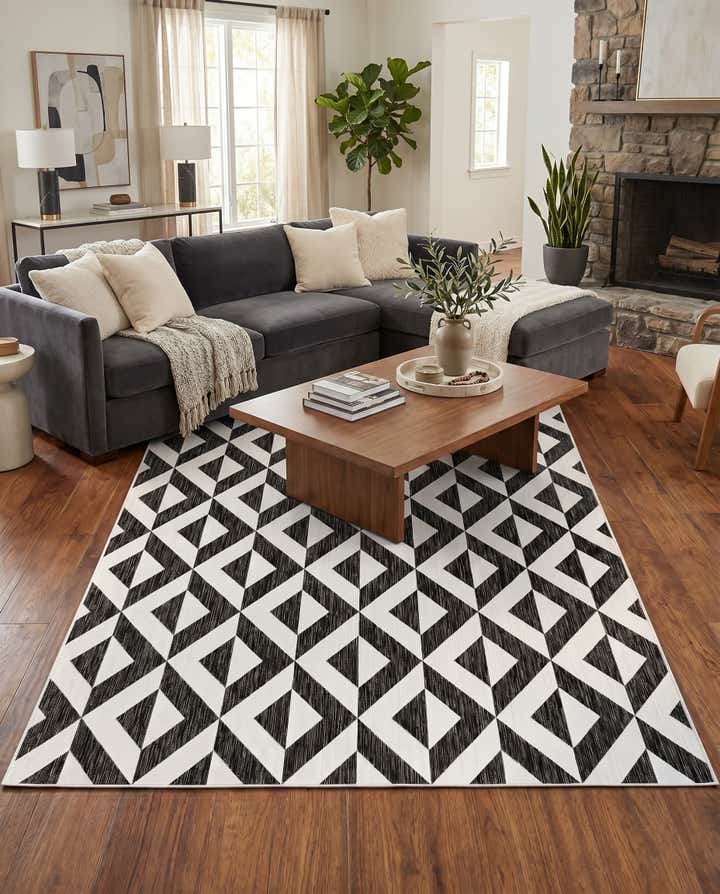 9' x 12' Easy-Clean Jill Zarin Napa Indoor / Outdoor Rug