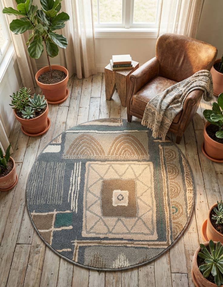 Detail image of 3' x 3' Savannah Round Rug