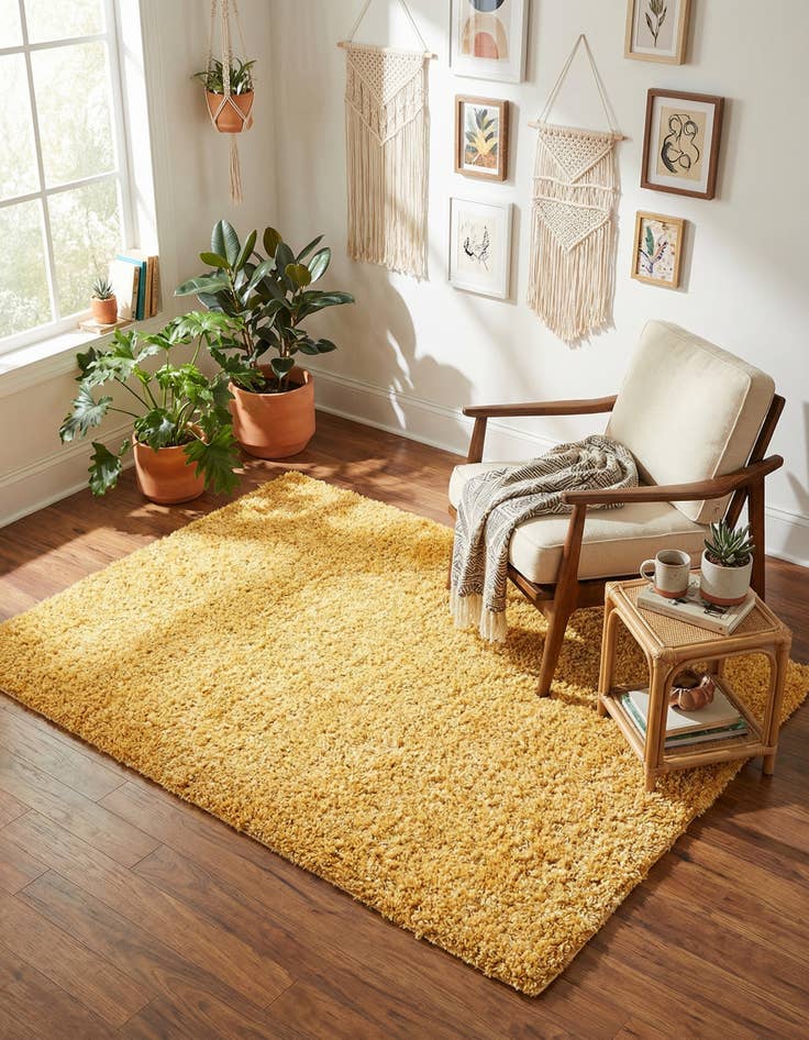 Detail image of 4' x 6' Zermatt Shag Rug