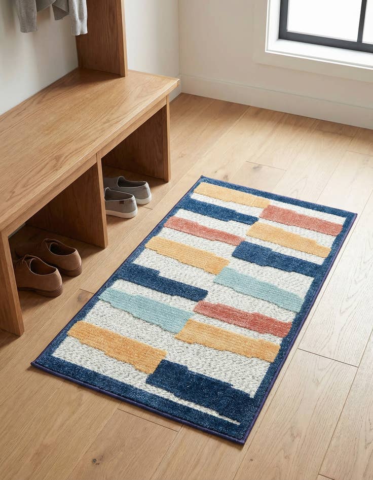 Detail image of 2' x 3'  Washable Belize Indoor / Outdoor Rug