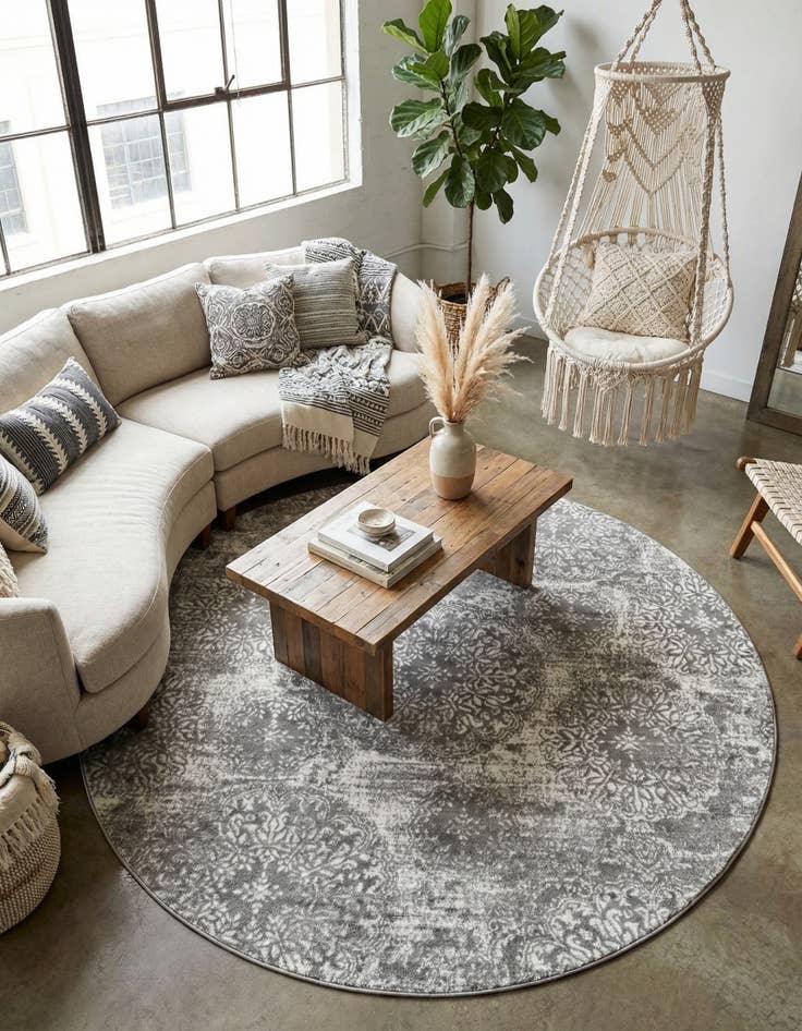 Detail image of 7' 10 x 7' 10 Monte Carlo Round Rug