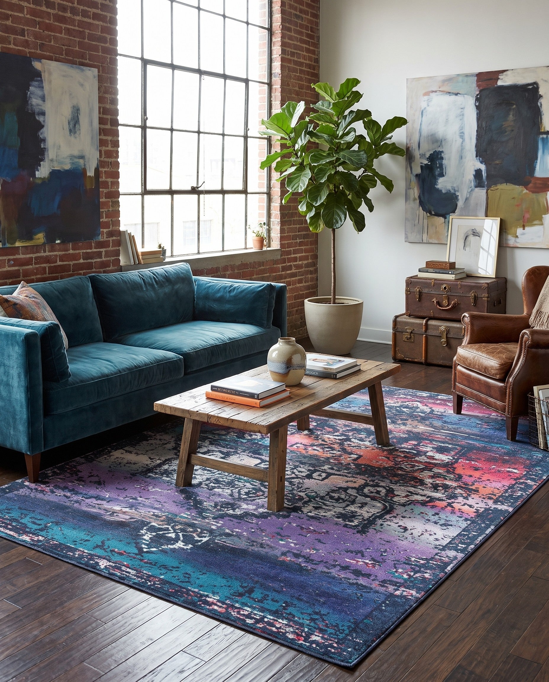 7' 10 x 10' Washable Renaissance Rug