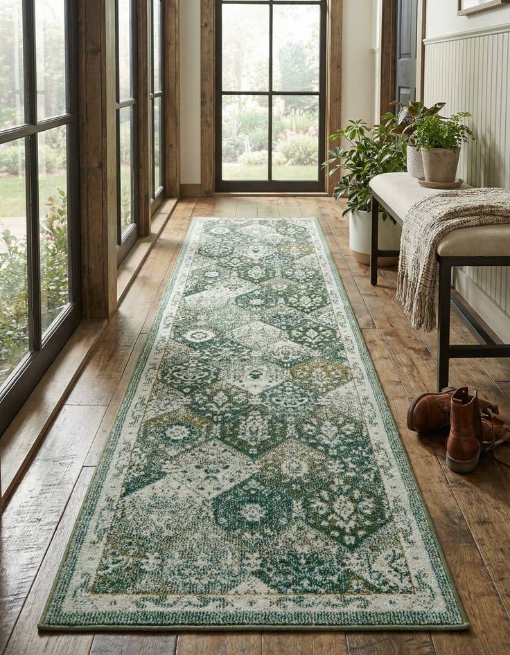 Detail image of 2' 7 x 10' Carrington Runner Rug