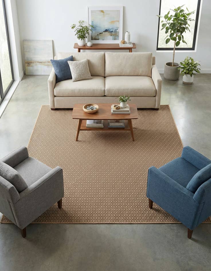 Detail image of  8' x 8' Dunes Square Rug