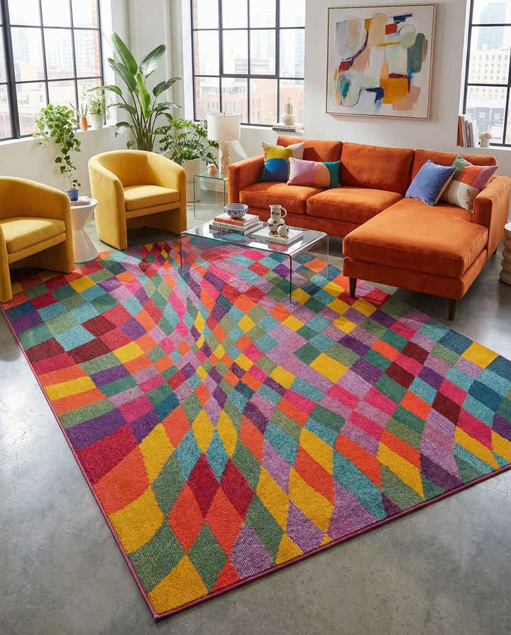 7' x 10' Washable Hyacinth Rug