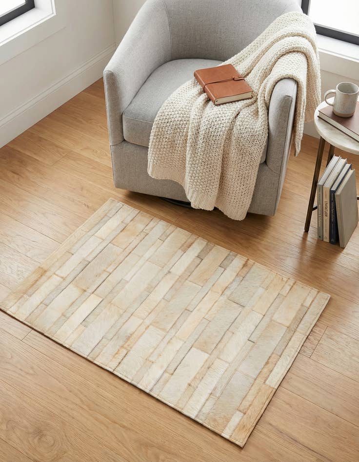 Detail image of 2' 2 x 3' Cowhide Rug