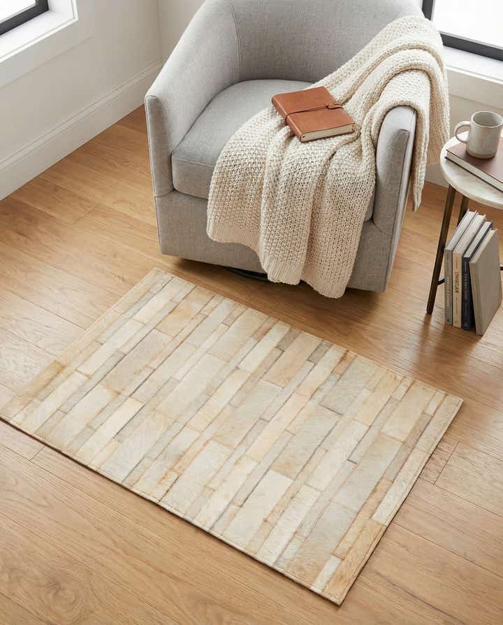 2' 2 x 3' Cowhide Rug