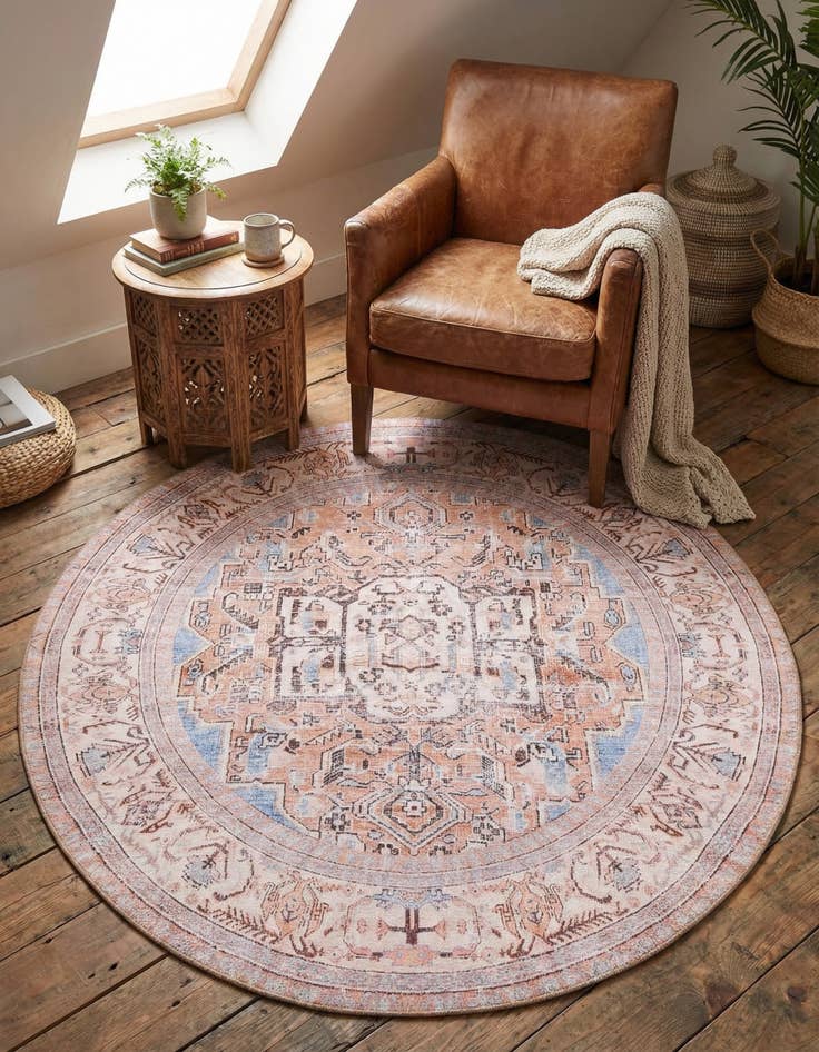 Detail image of 5' x 5' Timeless Round Rug