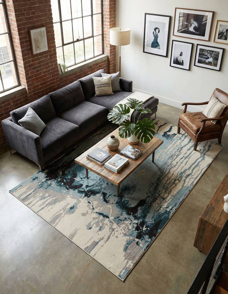 Detail image of 7' x 10'  Washable Casablanca Rug