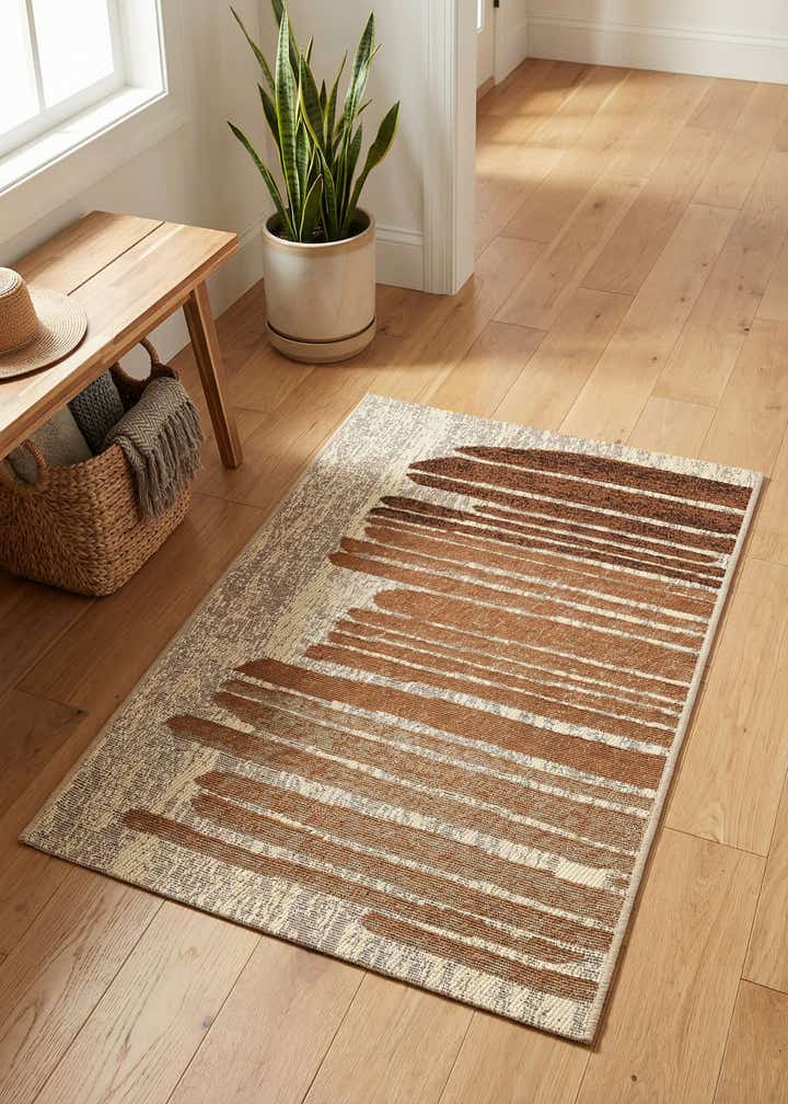 2' x 3' Easy-Clean Modern Indoor / Outdoor Rug