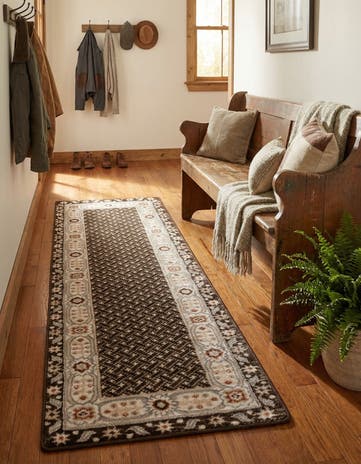 Brown Charlotte Runner Rug