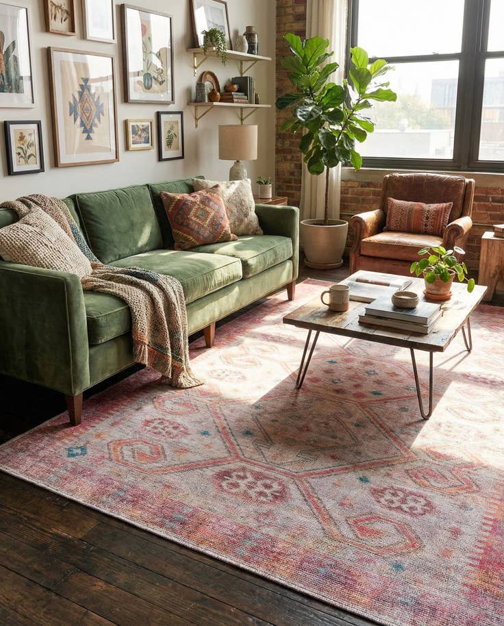 Detail image of 6' x 9' Washable Sisu Rug