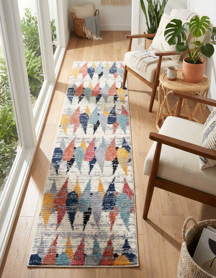 Detail image of 2' 7 x 12' Tagine Runner Rug