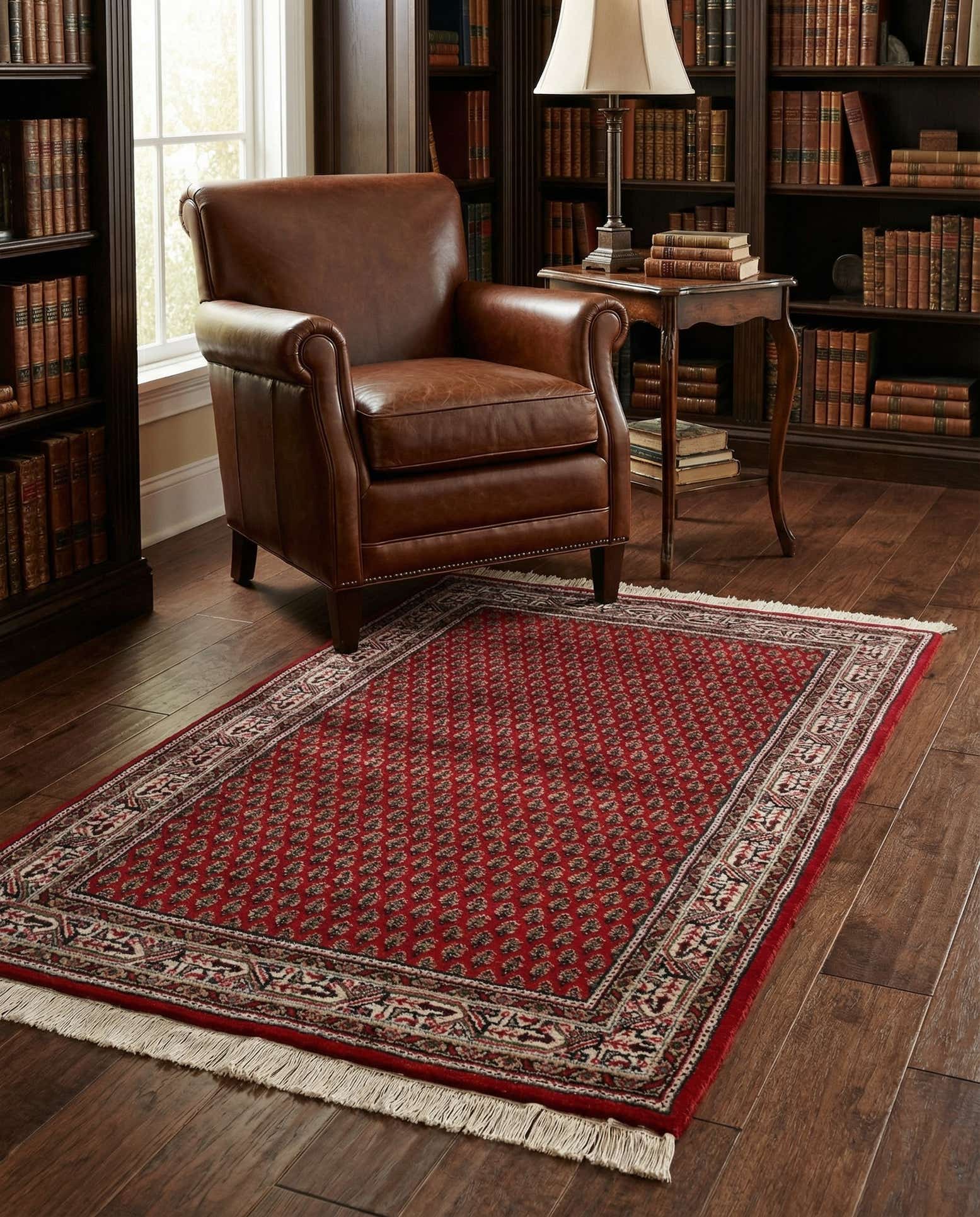 3' 2 x 5' Hand Knotted Mir Wool Rug