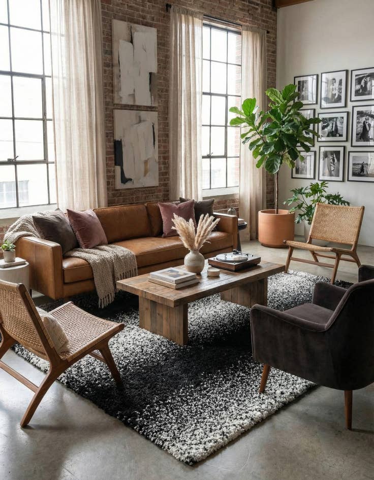 Detail image of 9' x 12' Lagom Shag Rug