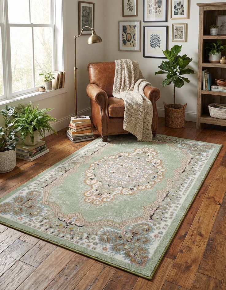 Detail image of 3' 3 x 5' 3 Kamala Washable Rug