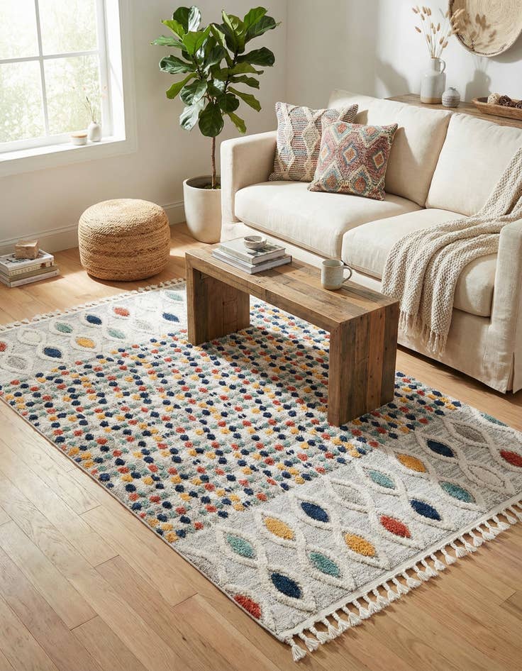 Detail image of 5' 3 x 8' Cherokee Rug