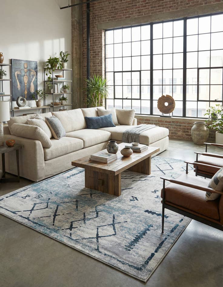 Detail image of 9' x 12' Kamala Washable Rug