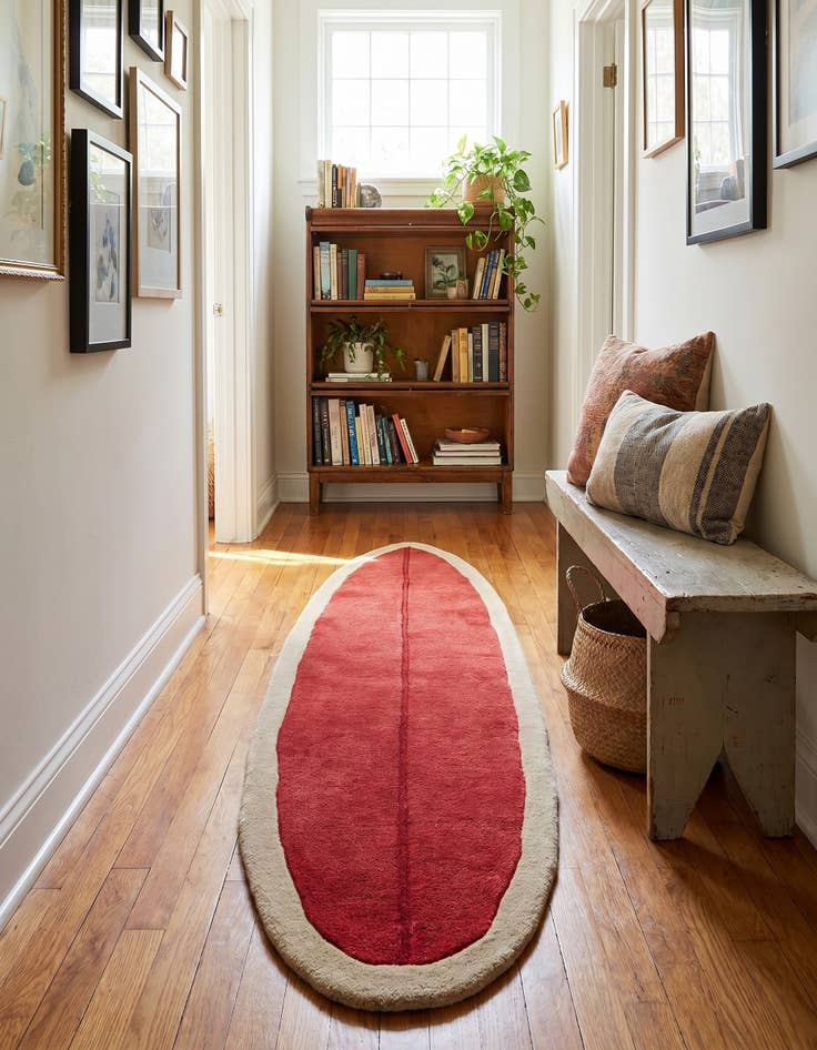 Detail image of 2' x 9' Hand Tufted Wool Runner Rug