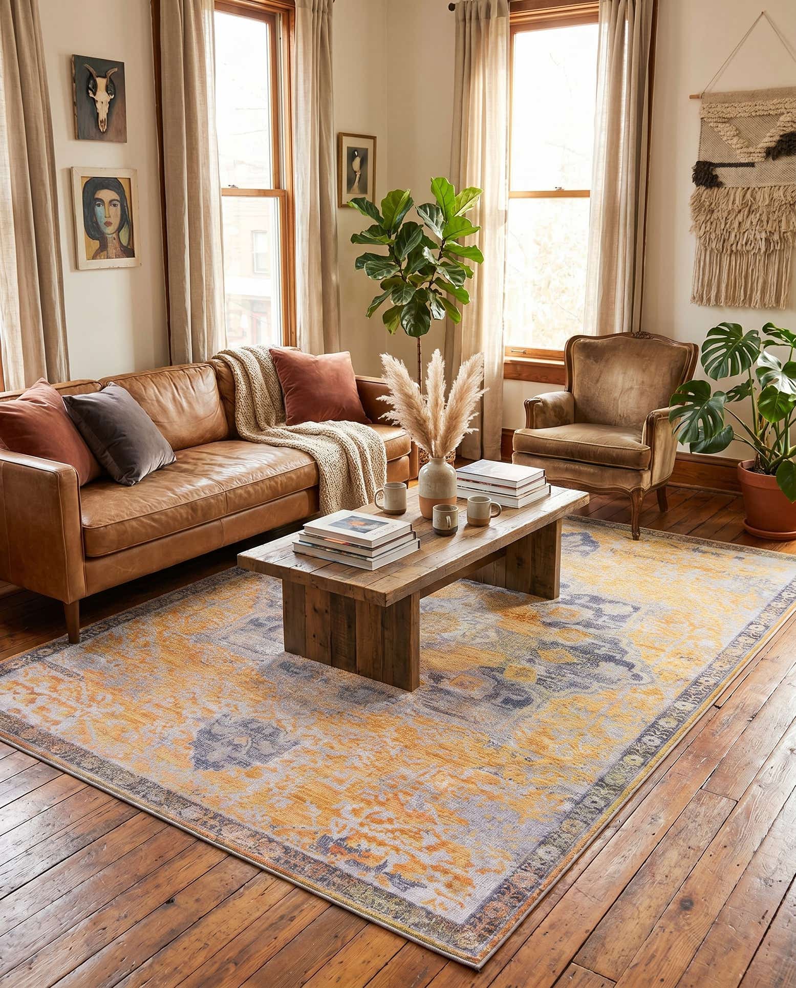 7' 10 x 10' Washable Renaissance Rug