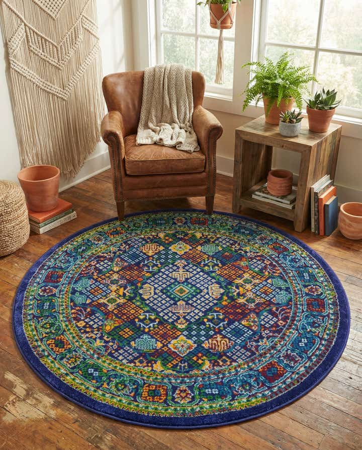 4' x 4' Calypso Round Rug
