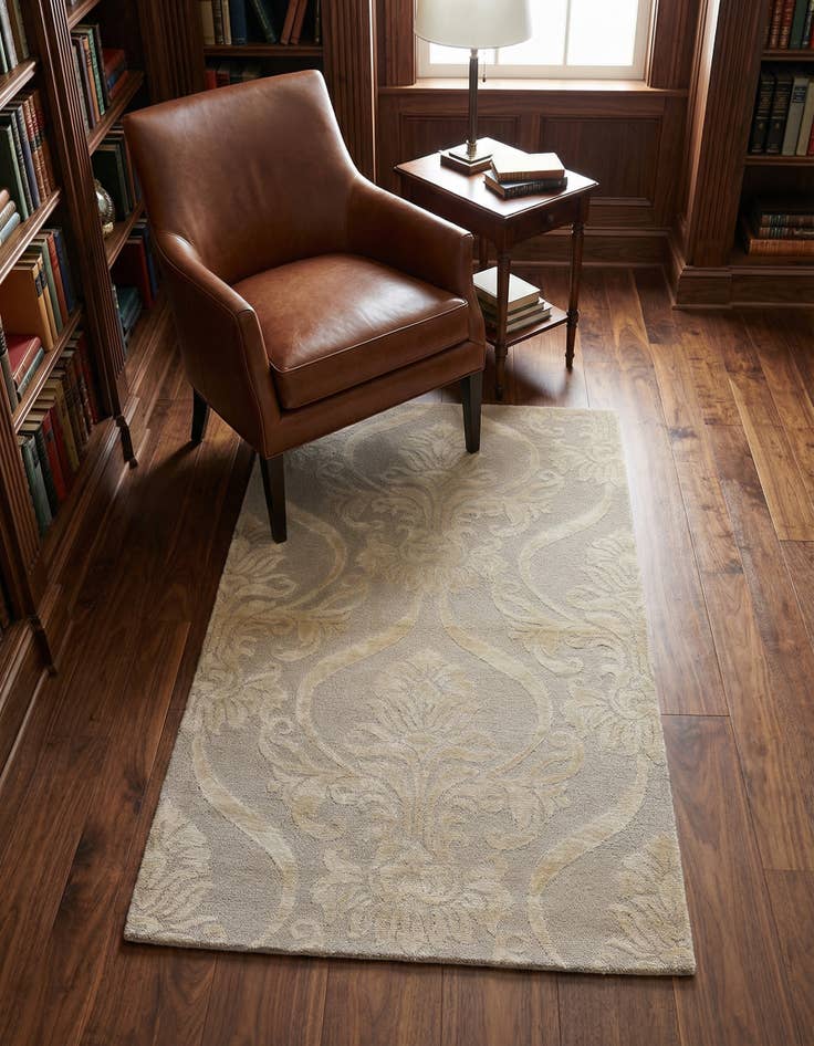 Detail image of 2' 11 x 5' Hand Knotted Darya Wool Rug