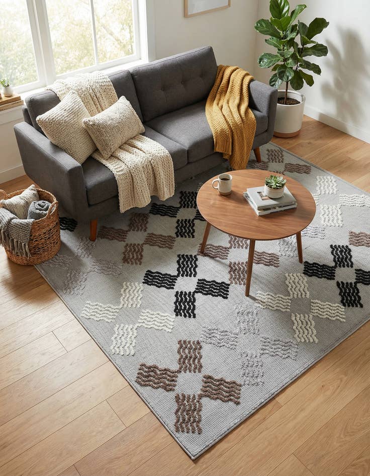 Detail image of 5' x 7' 7 Washable Indoor / Outdoor Rug