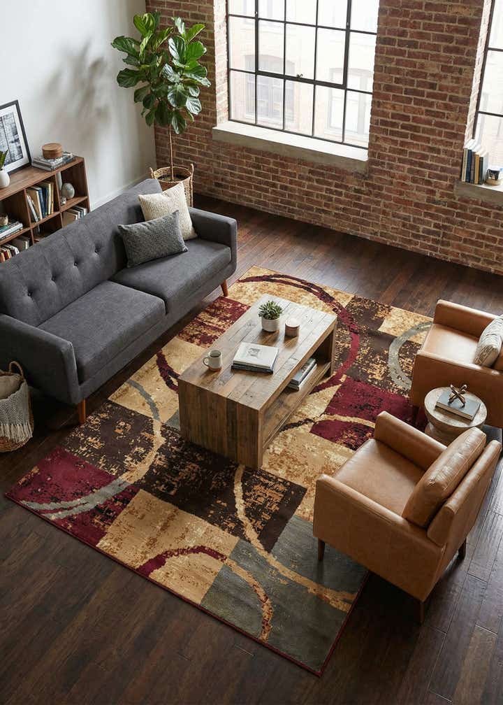 7' x 10' Coffee Shop Rug