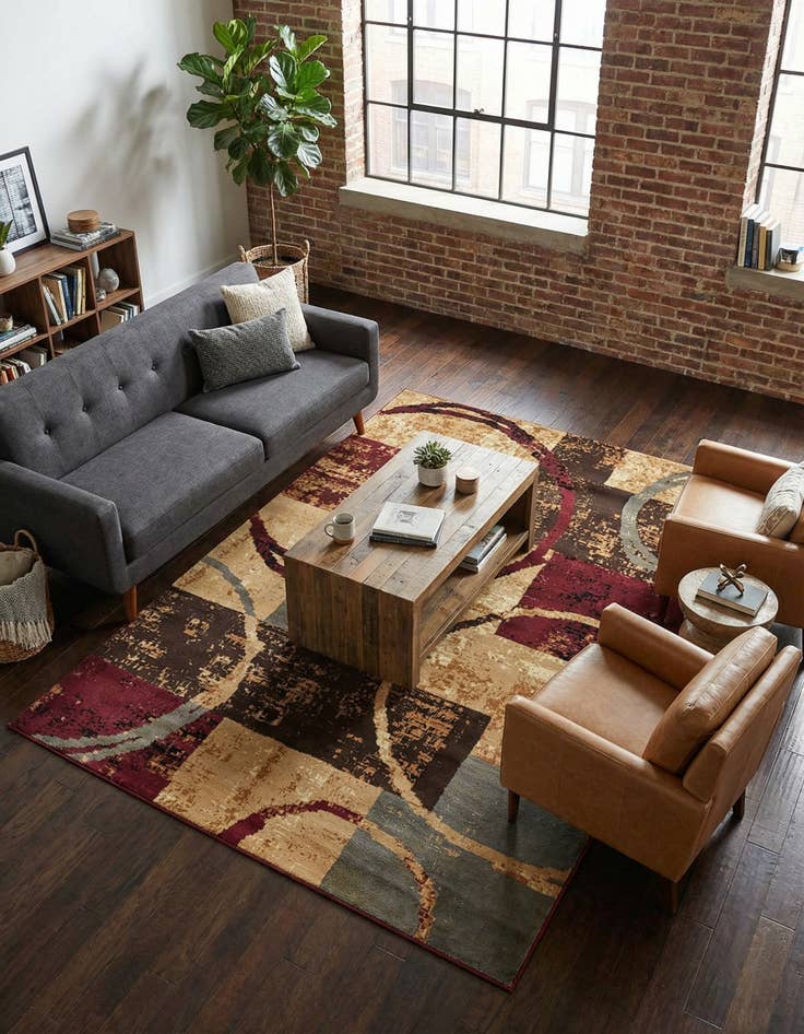 Detail image of 7' x 10' Coffee Shop Rug