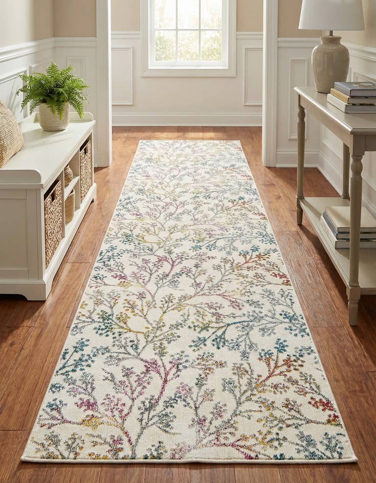 Detail image of 2' 7 x 10' Blossom Runner Rug