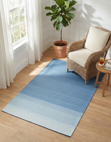 4' x 6' Easy-Clean Vista Breeze Indoor / Outdoor Rug