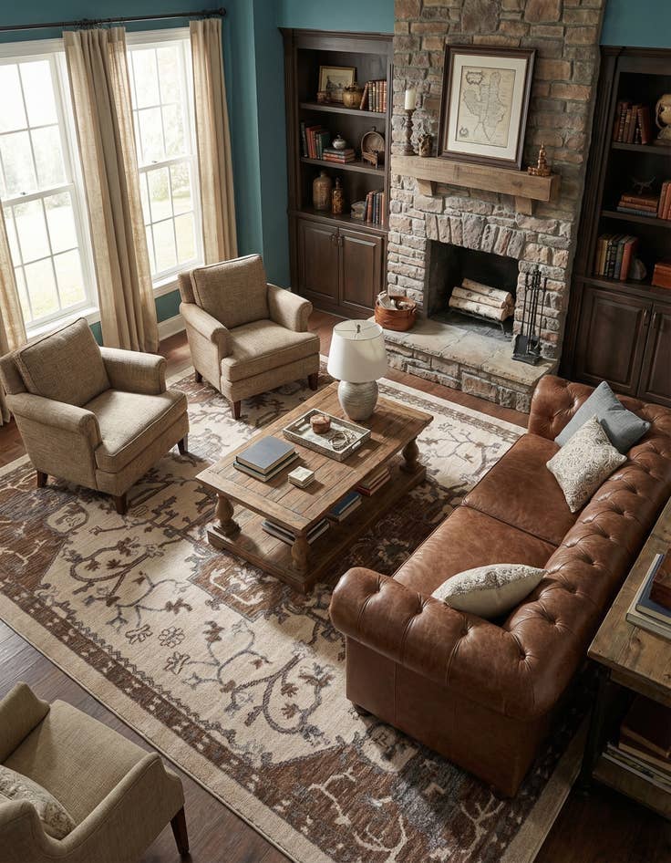 Detail image of 8' x 10' Grand Tradition Rug