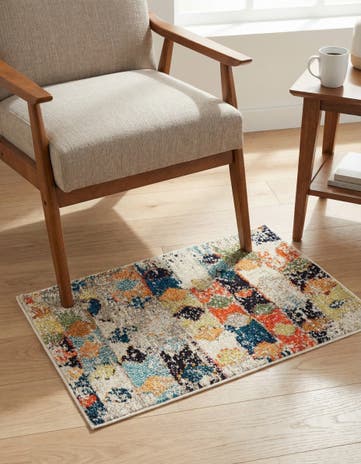 2' 2 x 3' Washable Vivid Rug