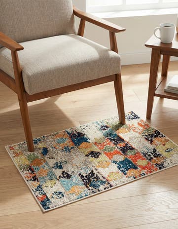 2' 2 x 3' Washable Vivid Rug