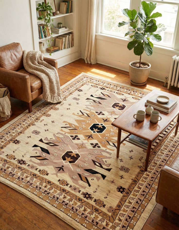 Detail image of 10' x 13' Heris Rug