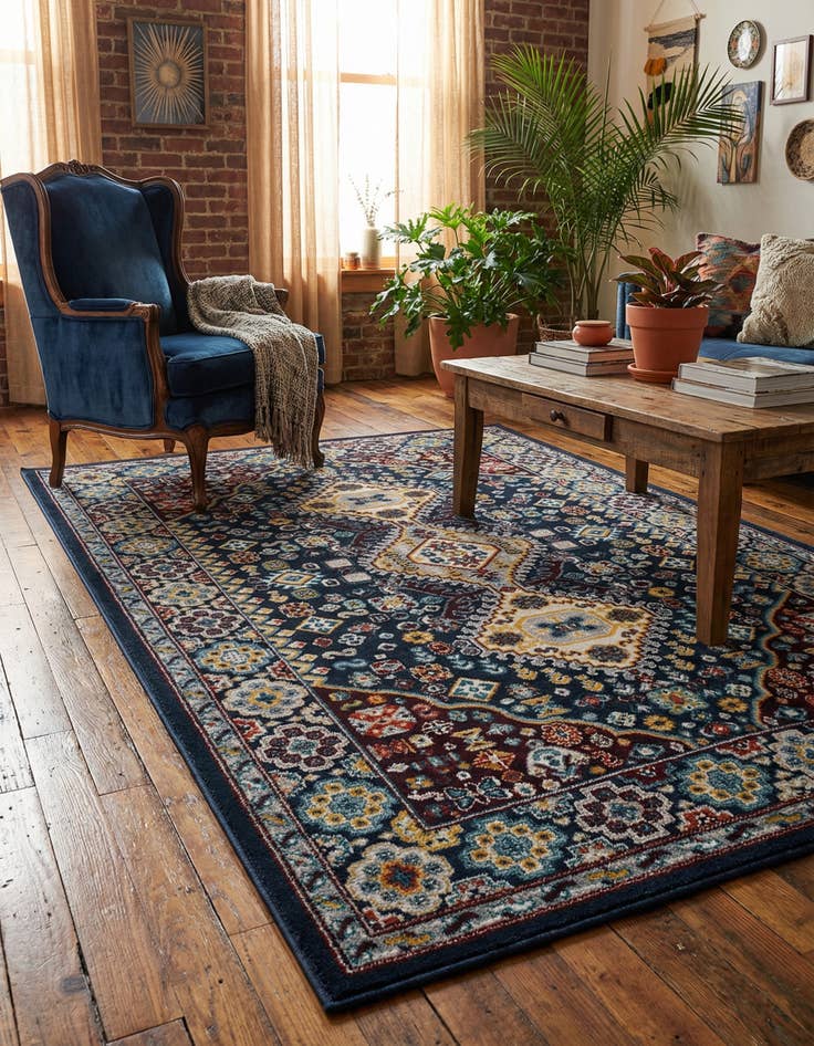 Detail image of 4' x 6' Kamala Washable Rug