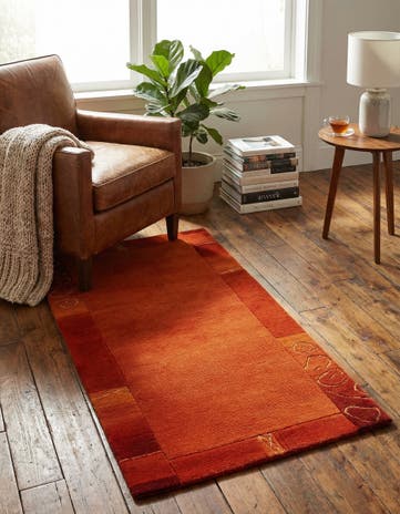 2' 4 x 4' 9 Hand Knotted Nepal Rug