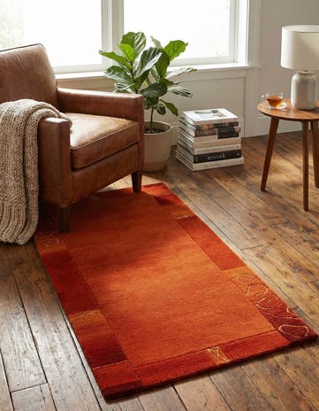 2' 4 x 4' 9 Hand Knotted Nepal Rug