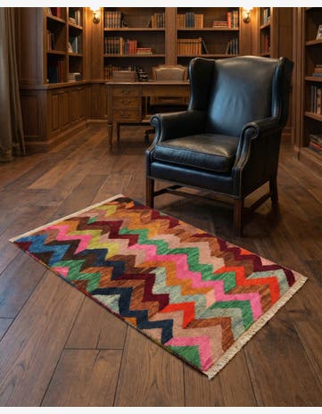 2' 9 x 4' 1 Hand Knotted Balouch Wool Rug