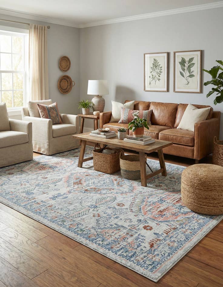 Detail image of 9' x 12' Kamala Washable Rug